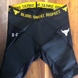 Under Armour Project Rock compression shorts